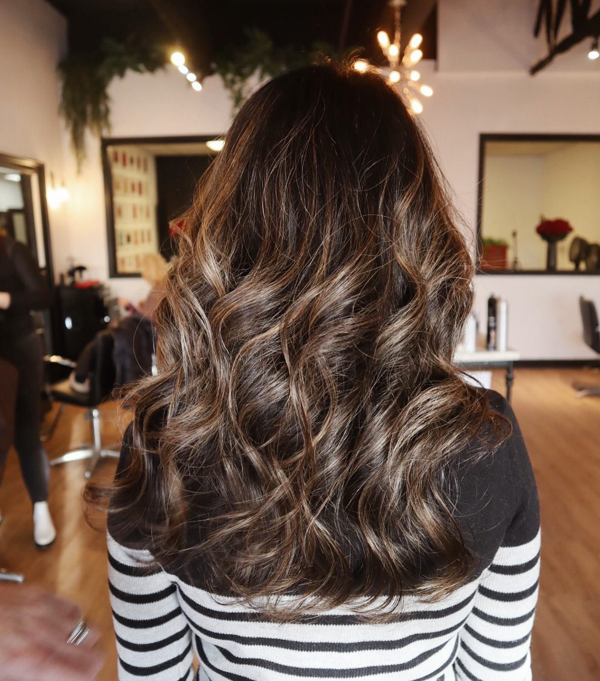 brunette balayage